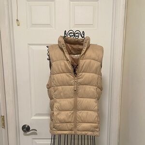 Tan Puffer Vest